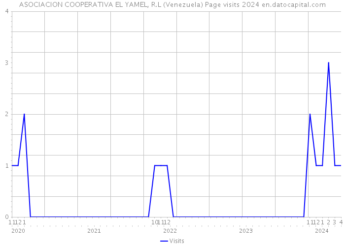 ASOCIACION COOPERATIVA EL YAMEL, R.L (Venezuela) Page visits 2024 