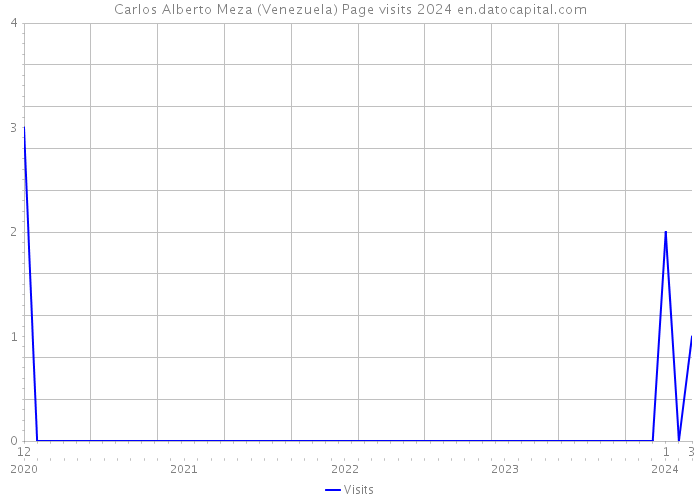 Carlos Alberto Meza (Venezuela) Page visits 2024 