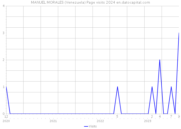 MANUEL MORALES (Venezuela) Page visits 2024 