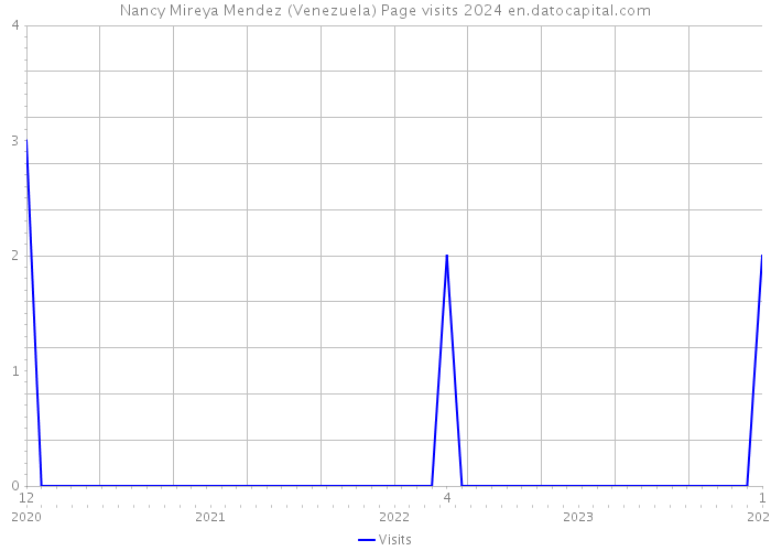 Nancy Mireya Mendez (Venezuela) Page visits 2024 