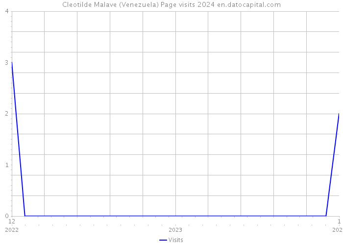 Cleotilde Malave (Venezuela) Page visits 2024 
