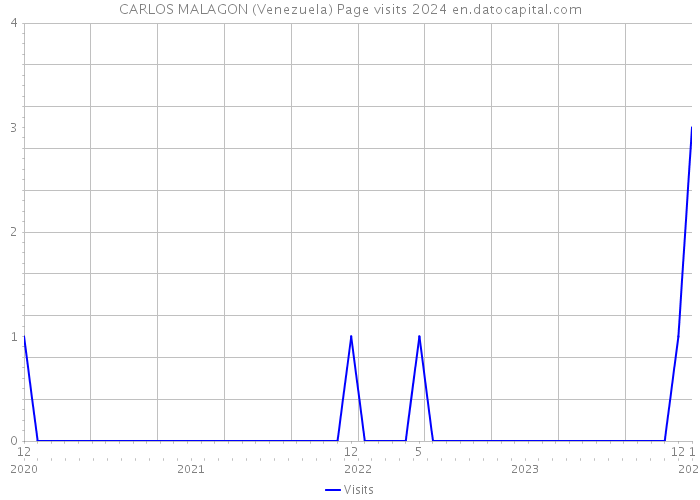 CARLOS MALAGON (Venezuela) Page visits 2024 