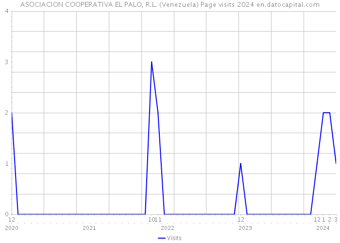 ASOCIACION COOPERATIVA EL PALO, R.L. (Venezuela) Page visits 2024 