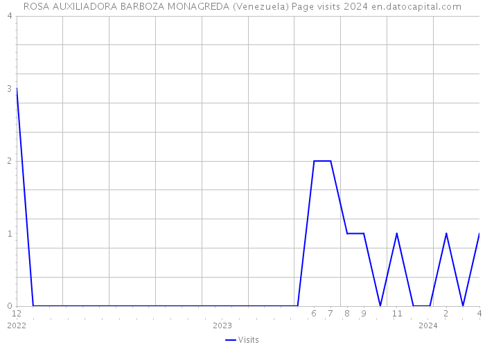 ROSA AUXILIADORA BARBOZA MONAGREDA (Venezuela) Page visits 2024 