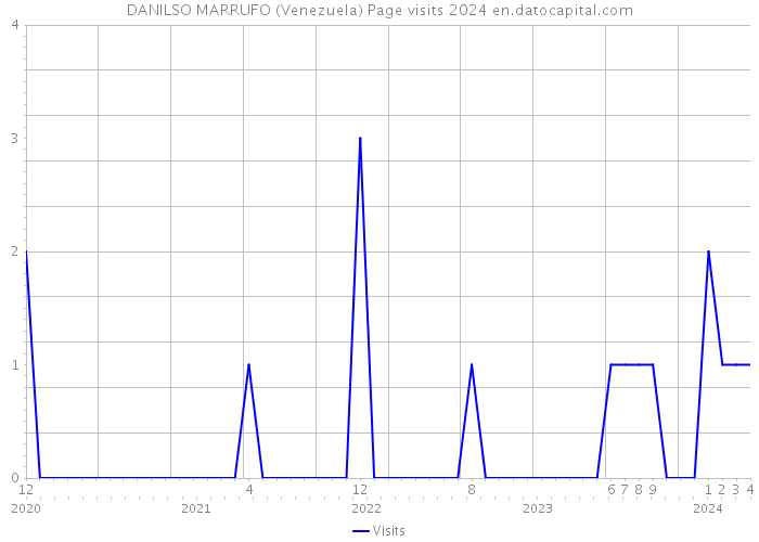 DANILSO MARRUFO (Venezuela) Page visits 2024 