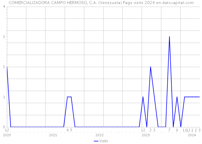 COMERCIALIZADORA CAMPO HERMOSO, C.A. (Venezuela) Page visits 2024 