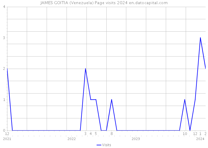 JAMES GOITIA (Venezuela) Page visits 2024 