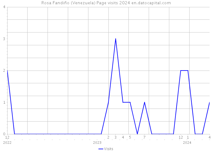 Rosa Fandiño (Venezuela) Page visits 2024 