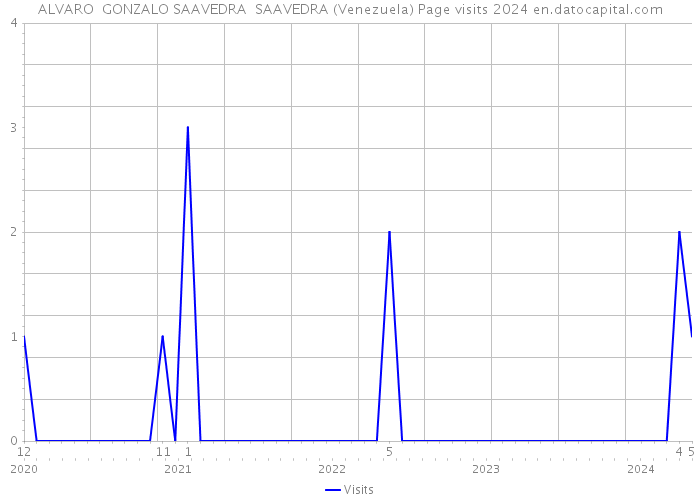 ALVARO GONZALO SAAVEDRA SAAVEDRA (Venezuela) Page visits 2024 
