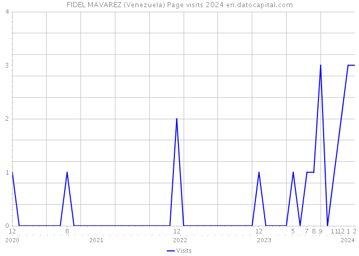 FIDEL MAVAREZ (Venezuela) Page visits 2024 