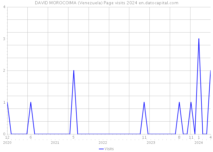 DAVID MOROCOIMA (Venezuela) Page visits 2024 