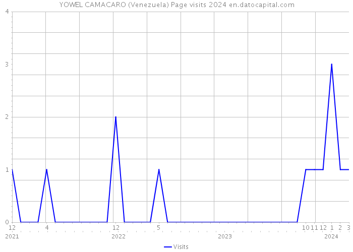 YOWEL CAMACARO (Venezuela) Page visits 2024 