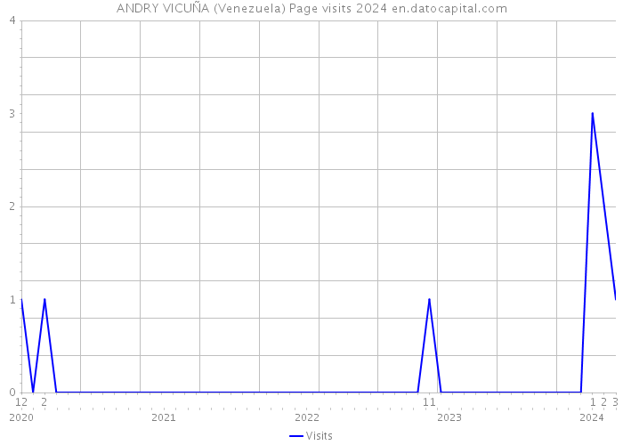 ANDRY VICUÑA (Venezuela) Page visits 2024 