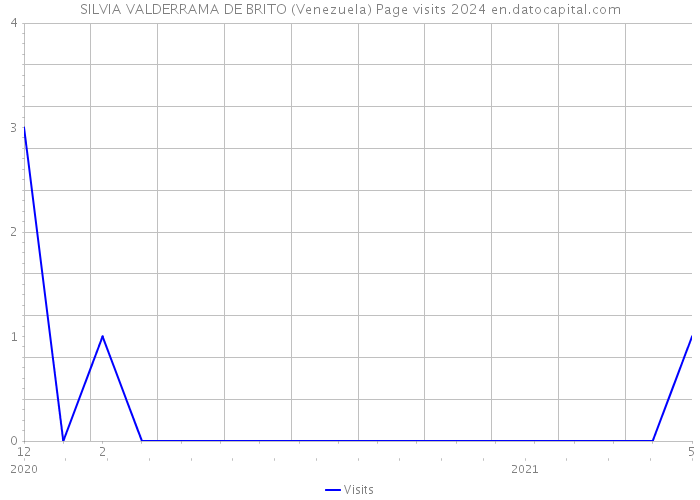 SILVIA VALDERRAMA DE BRITO (Venezuela) Page visits 2024 