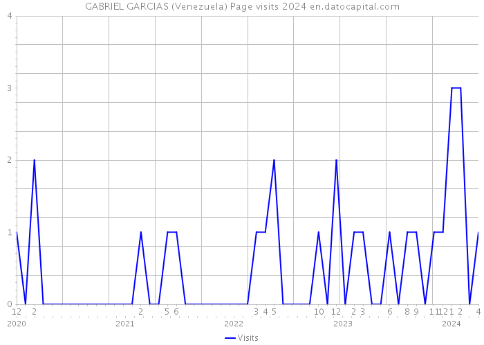 GABRIEL GARCIAS (Venezuela) Page visits 2024 