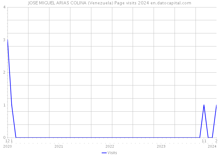 JOSE MIGUEL ARIAS COLINA (Venezuela) Page visits 2024 