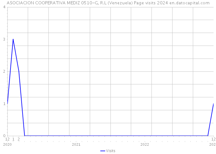 ASOCIACION COOPERATIVA MEDIZ 0510-G, R.L (Venezuela) Page visits 2024 