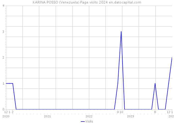 KARINA POSSO (Venezuela) Page visits 2024 