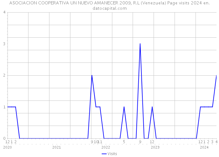 ASOCIACION COOPERATIVA UN NUEVO AMANECER 2009, R.L (Venezuela) Page visits 2024 