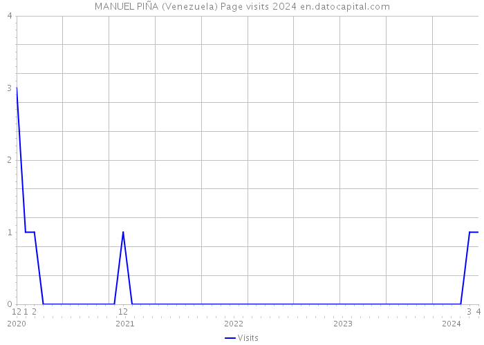 MANUEL PIÑA (Venezuela) Page visits 2024 