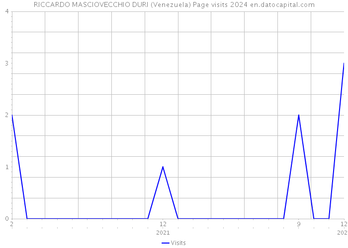 RICCARDO MASCIOVECCHIO DURI (Venezuela) Page visits 2024 