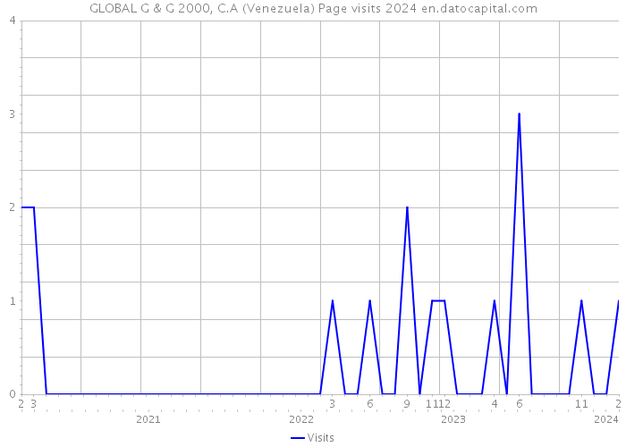 GLOBAL G & G 2000, C.A (Venezuela) Page visits 2024 