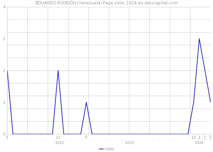 EDUARDO RONDÓN (Venezuela) Page visits 2024 