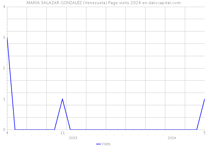 MARIA SALAZAR GONZALEZ (Venezuela) Page visits 2024 
