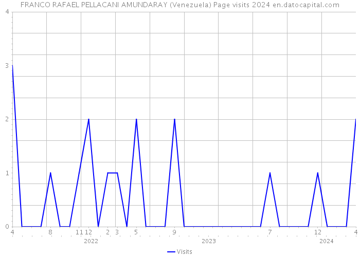 FRANCO RAFAEL PELLACANI AMUNDARAY (Venezuela) Page visits 2024 