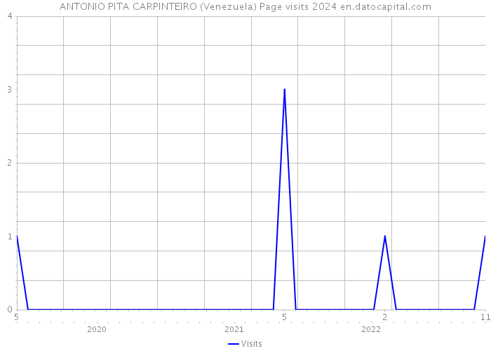 ANTONIO PITA CARPINTEIRO (Venezuela) Page visits 2024 