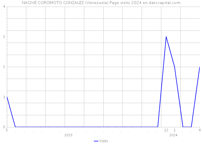 NAGIVE COROMOTO GONZALEZ (Venezuela) Page visits 2024 