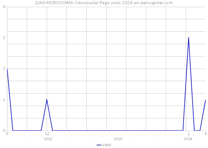 JUAN MOROCOIMA (Venezuela) Page visits 2024 