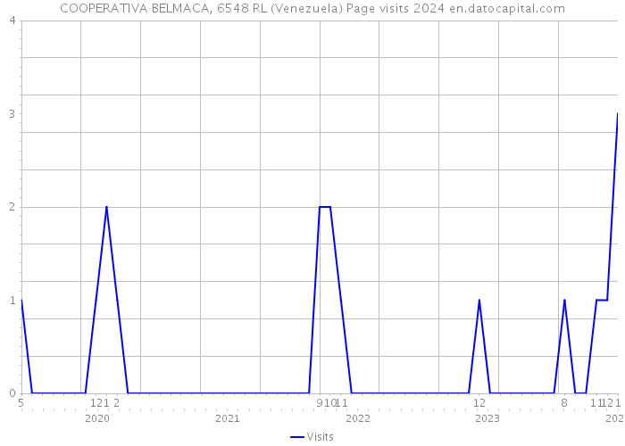 COOPERATIVA BELMACA, 6548 RL (Venezuela) Page visits 2024 