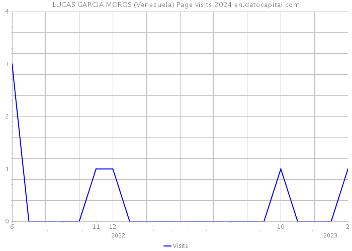 LUCAS GARCIA MOROS (Venezuela) Page visits 2024 