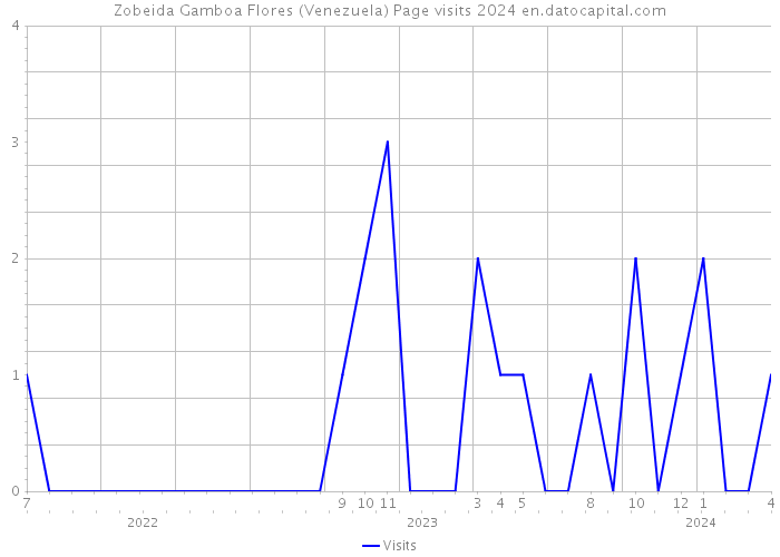 Zobeida Gamboa Flores (Venezuela) Page visits 2024 