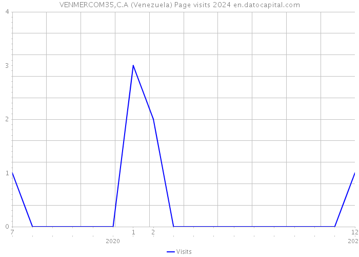 VENMERCOM35,C.A (Venezuela) Page visits 2024 