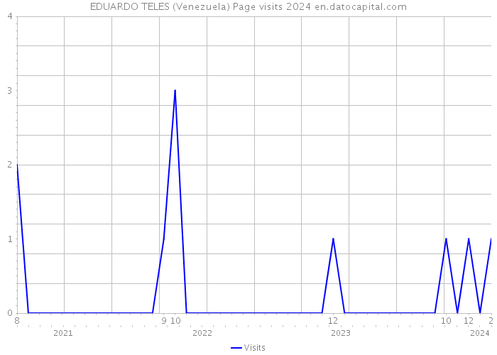 EDUARDO TELES (Venezuela) Page visits 2024 