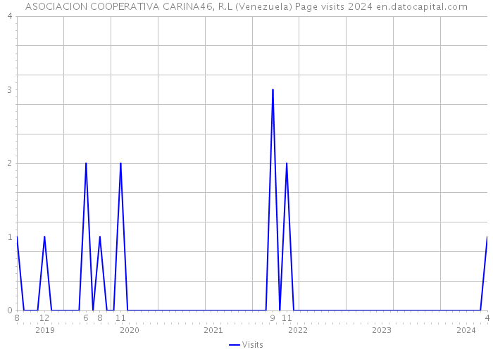 ASOCIACION COOPERATIVA CARINA46, R.L (Venezuela) Page visits 2024 