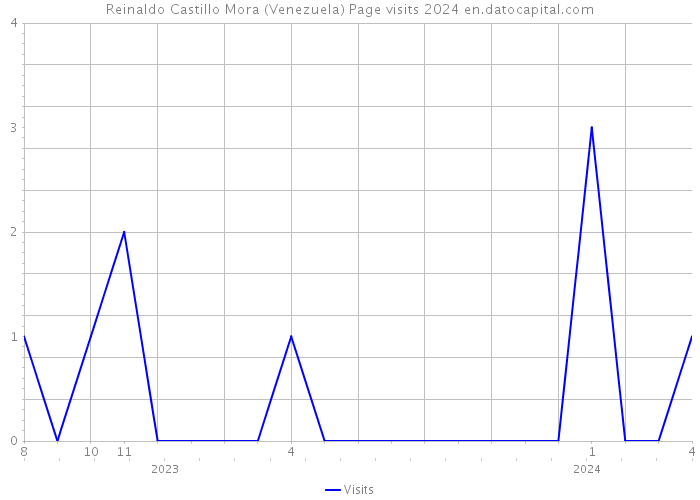 Reinaldo Castillo Mora (Venezuela) Page visits 2024 