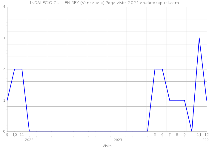 INDALECIO GUILLEN REY (Venezuela) Page visits 2024 