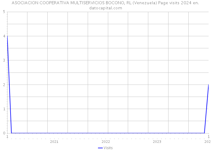 ASOCIACION COOPERATIVA MULTISERVICIOS BOCONO, RL (Venezuela) Page visits 2024 