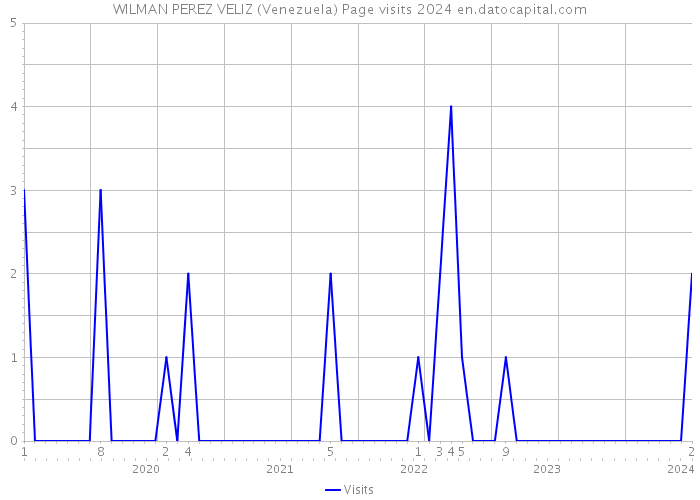 WILMAN PEREZ VELIZ (Venezuela) Page visits 2024 