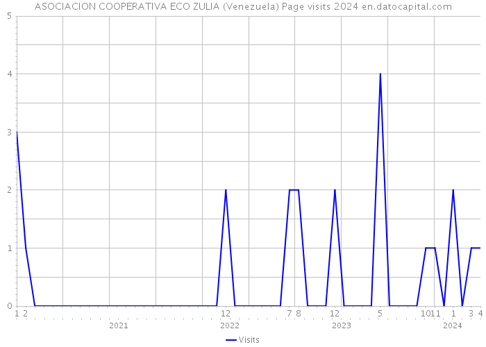 ASOCIACION COOPERATIVA ECO ZULIA (Venezuela) Page visits 2024 