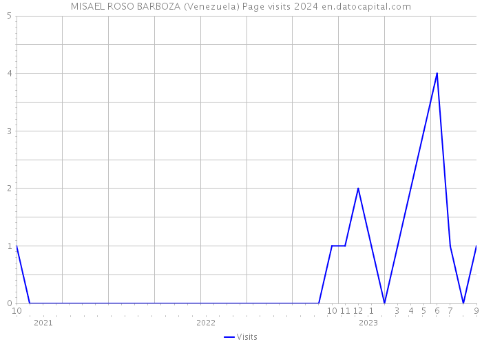 MISAEL ROSO BARBOZA (Venezuela) Page visits 2024 