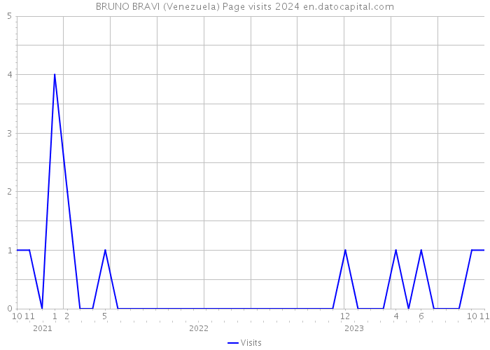 BRUNO BRAVI (Venezuela) Page visits 2024 