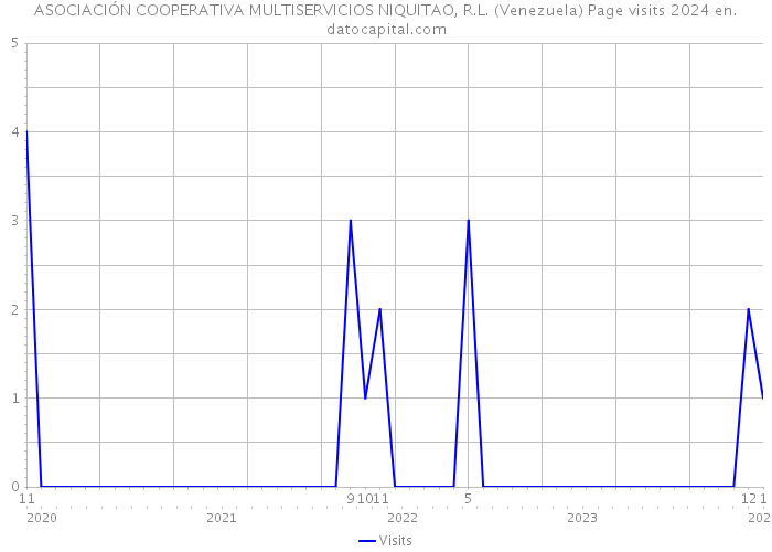 ASOCIACIÓN COOPERATIVA MULTISERVICIOS NIQUITAO, R.L. (Venezuela) Page visits 2024 
