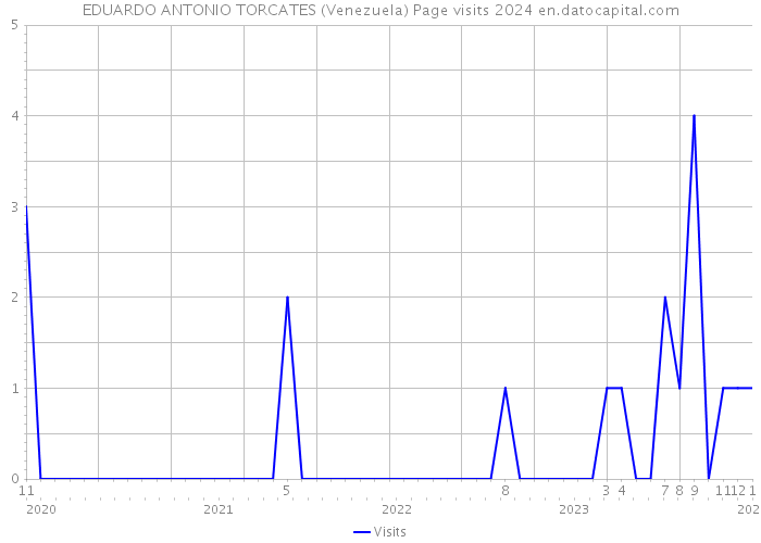 EDUARDO ANTONIO TORCATES (Venezuela) Page visits 2024 