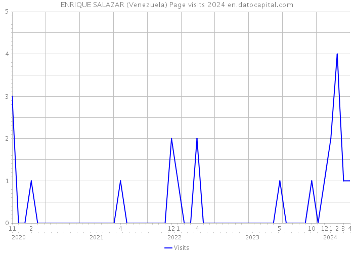 ENRIQUE SALAZAR (Venezuela) Page visits 2024 