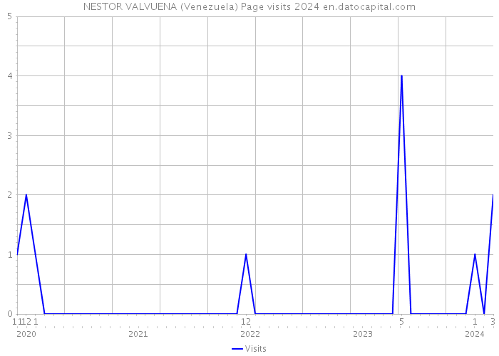 NESTOR VALVUENA (Venezuela) Page visits 2024 