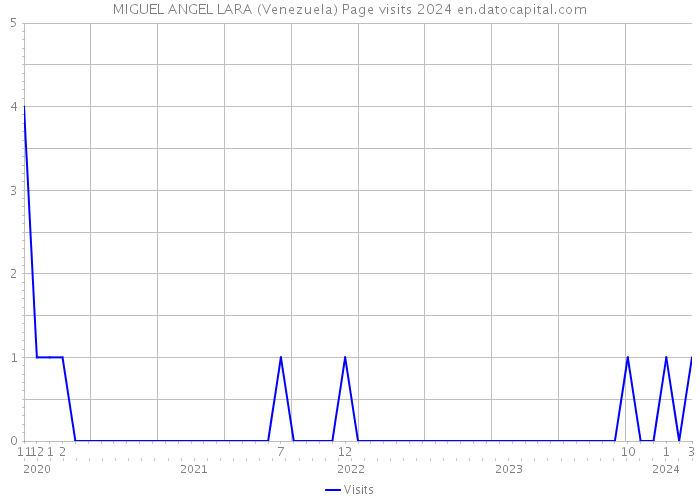 MIGUEL ANGEL LARA (Venezuela) Page visits 2024 